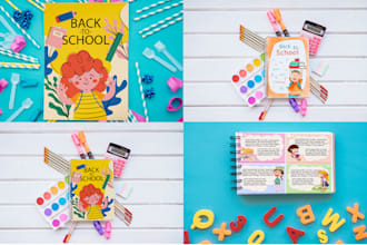 do children book formatting and layout design