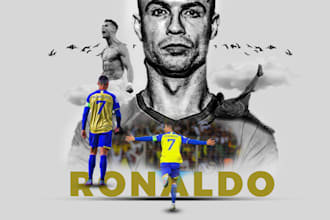 design sports poster, flyer and graphics