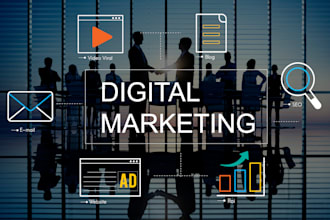 do digital marketing and logo designing