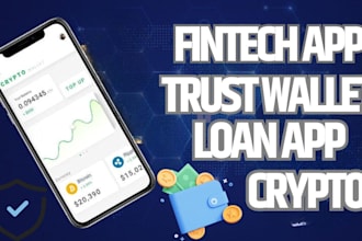 create and redesign fintech app, cash app, bank app, revolut app, payment app