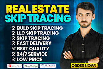 provide real estate skip tracing