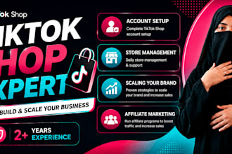 be your tiktok shop expert and tiktok shop VA