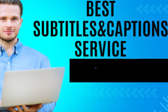 add animated subtitles, captions, srt, and edit video