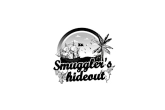 design included artwork glamorous logo