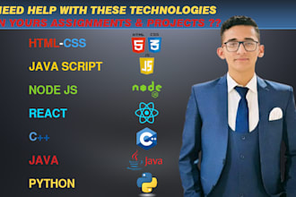code assignments in python, java, c, sql ,javacript