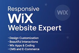 design, redesign, duplicate, clone wix website