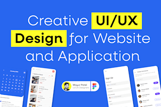 do modern website design using figma UI UX or landing page figma UI UX design