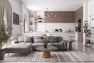 do kitchen and home interior remodel with cabinet design