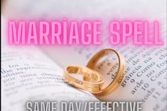 cast powerful love spell, marriage spell to make him marry you