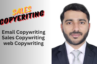 do copywriting of your sales, emails to boost your business