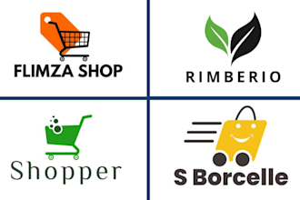 make modern logo for website, shopify , amazon and ecommerce store