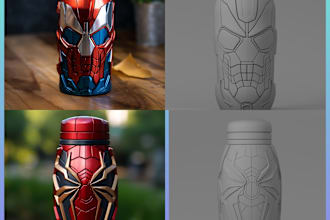make 3dmodel marvel bottle