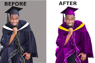 do professional color change on any image or logo