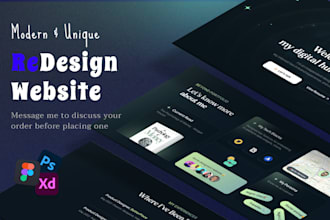create, redesign, revamp website for your business