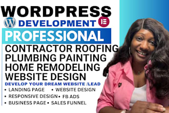 design roofing hvac remodeling plumbing contractor website swimming pool leads