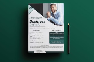 design abstract and luxury flyer design in 3 hours