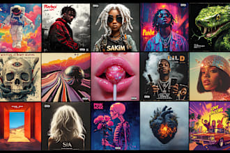 do ai album cover generator  custom designs with photoshop