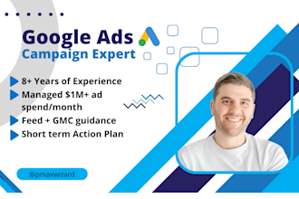 create and optimize google ads shopping and pmax campaigns