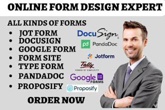 setup docusgn pandadoc jotform tally growform signnow template paper form excel