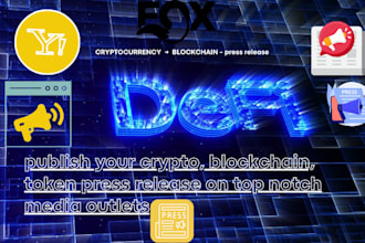 publish your crypto, blockchain, token press release on top notch media outlets