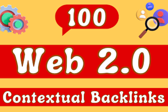 create 100 super web 2 0 contextual backlinks