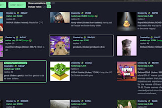 create a pump fun like dapp for any evm chain