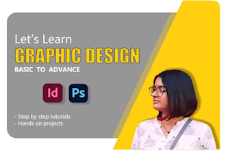 teach you how to use adobe photoshop, indesign