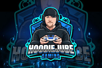 do unique gaming mascot logo for youtube, esports, twitch