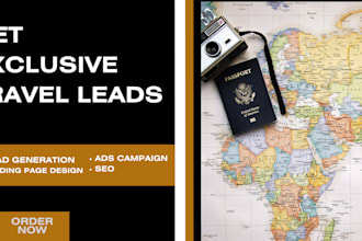 travel lead generation using facebook or google ads travel landing page website