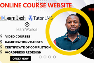 design online course learndash tutor lms course upload customize quiz certificat