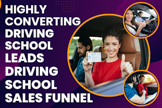 generate driving school leads driving school website driving school sales funnel