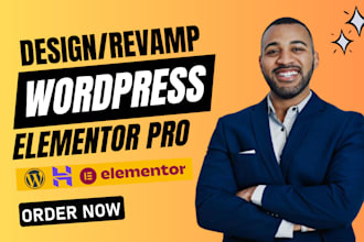 build revamp wordpress website design elementor pro woocommerce webshop store