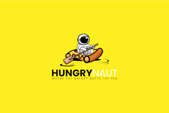 create flat modern minimalist and business logo design for brand
