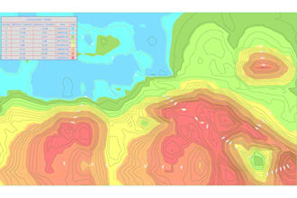 create 3d contour lines with civil 3d