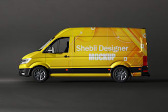 create high quality racing car, van, all vehicle wrap design