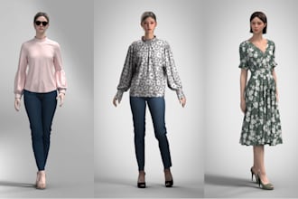 create 3d clothes, models, patterns, animations using clo 3d