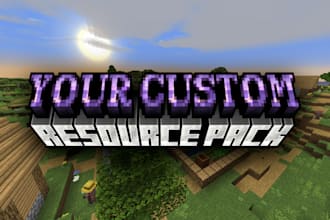 make a custom minecraft texture pack for you