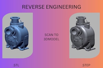 do reverse engineering and 3d modelling