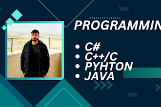 write high quality c, c sharp, python, and java code for your project