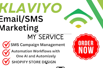 setup klaviyo email and sms marketing flows for ecommerce