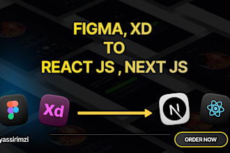 convert figma to react js or next js using tailwind css