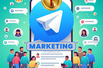 do massive marketing for your crypto project on telegram
