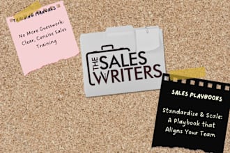 create a comprehensive sales playbook and training manual
