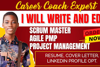 write ats project manager resume, scrum master cv, system administrator resume