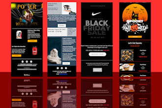 do proffesional responsive  editable mailchimp  template for newsletter design