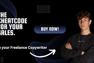 be your personal copywriter to optimize your sales business
