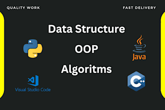 do data structures oop algorithms projects in java cpp pyhton