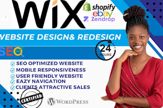 do wix website design, wix website redesign, wix ecommerce website design