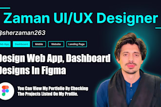 do UI UX design for web apps, dashboards, and saas