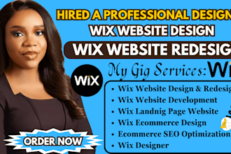 wix website redesign, wix website design, wix website, redesign wix website